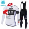 Tenue Maillot M/L + Collant à Bretelles 2020 IAM Cycling Hiver Thermal Fleece N001